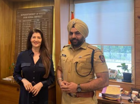 Alt Text: "Sangeeta Bijlani’s Lonavala bungalow showing signs of forced entry and vandalism."